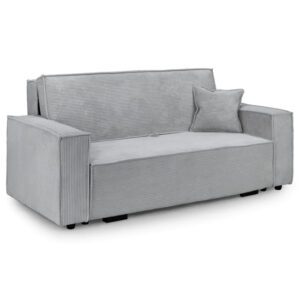 Cadiz Fabric 3 Seater Sofa Bed In Grey